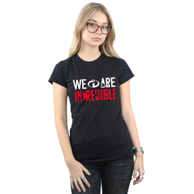 Li-cense Disney dames incredibles 2 we are incredible katoenen t-shirt UTBI35978_black large