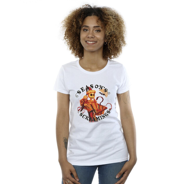 Li-cense Disney dames the nightmare before christmas seasons screamings katoenen t-shirt UTBI35778_white large