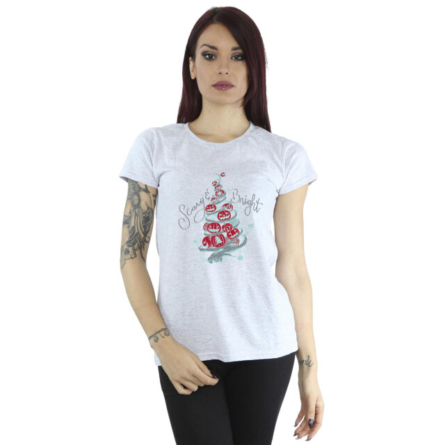 Li-cense Disney dames the nightmare before christmas eng & helder katoenen t-shirt UTBI35853_sportsgrey large