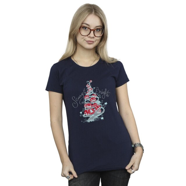 Li-cense Disney dames the nightmare before christmas eng & helder katoenen t-shirt UTBI35853_navyblue large