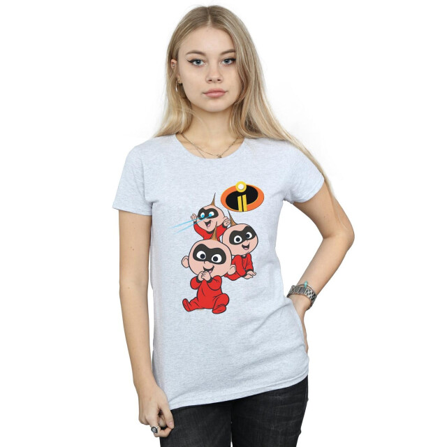 Li-cense Disney dames the incredibles jak jak katoenen t-shirt UTBI35926_sportsgrey large