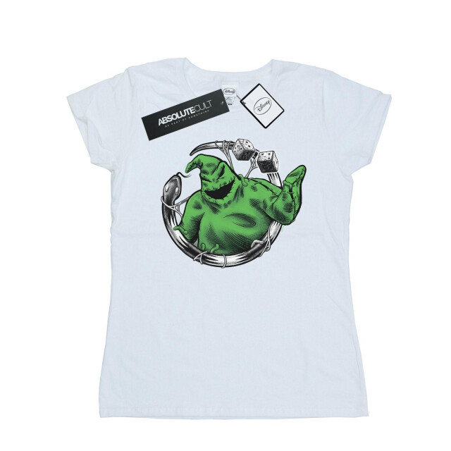 Li-cense Disney dames nightmare before christmas roll the dice katoenen t-shirt UTBI35658_white large