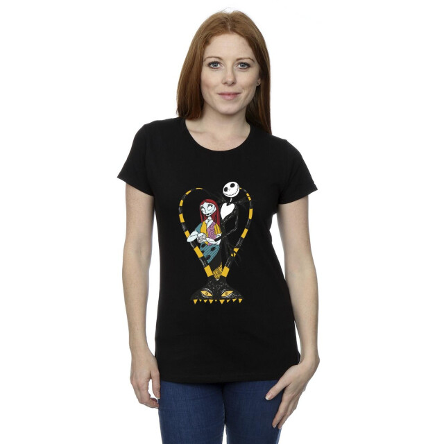 Li-cense The nightmare before christmas dames heart jack katoenen t-shirt UTBI35710_black large