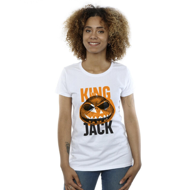 Li-cense Disney dames the nightmare before christmas king jack katoenen t-shirt UTBI35732_white large