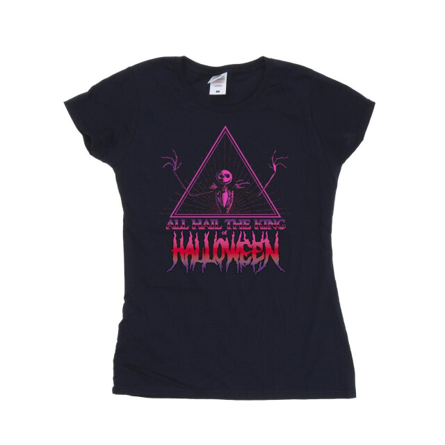 Li-cense Disney dames the nightmare before christmas halloween king t-shirt van katoen UTBI35733_navyblue large