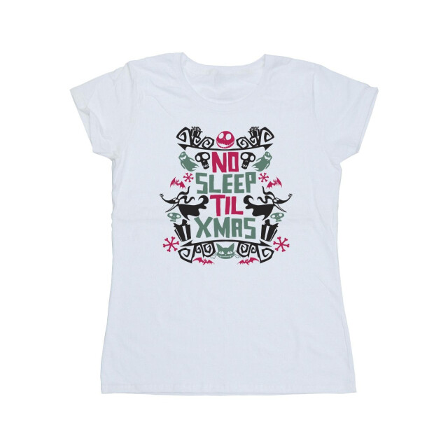 Li-cense Disney dames the nightmare before christmas no sleep til xmas katoenen t-shirt UTBI35756_white large