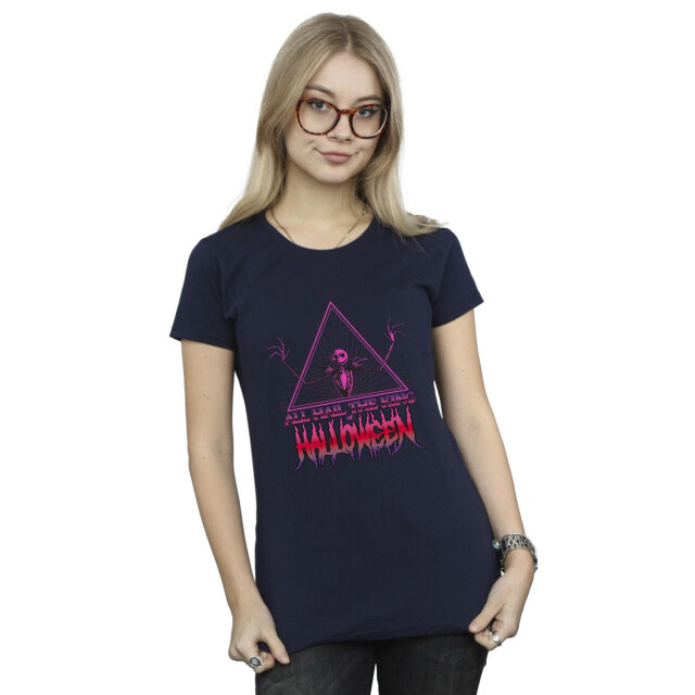 Li-cense Disney dames the nightmare before christmas halloween king t-shirt van katoen UTBI35733_navyblue large