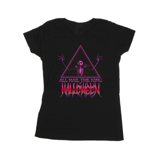 Li-cense Disney dames the nightmare before christmas halloween king t-shirt van katoen UTBI35733_black large