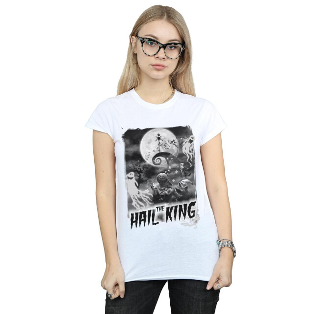 Li-cense Disney dames nightmare before christmas hail the king katoenen t-shirt UTBI35655_white large