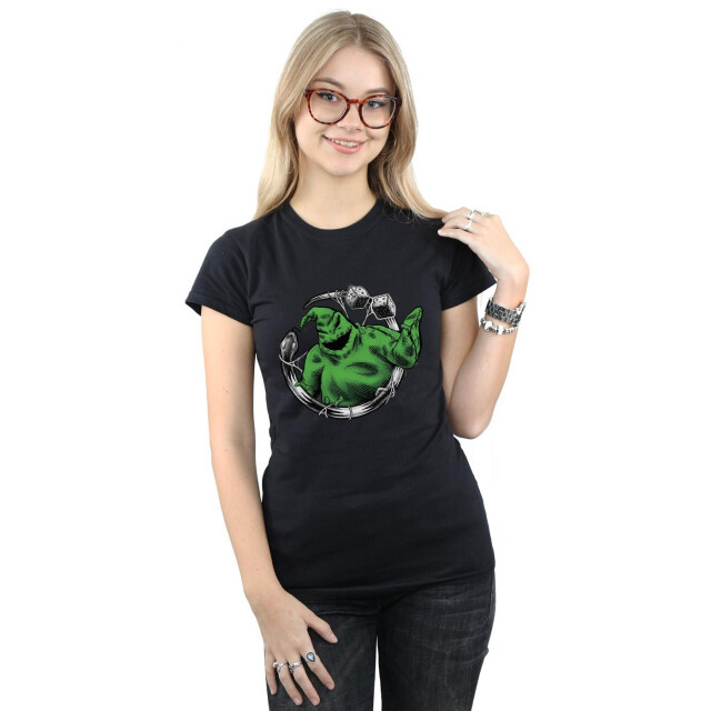 Li-cense Disney dames nightmare before christmas roll the dice katoenen t-shirt UTBI35658_black large
