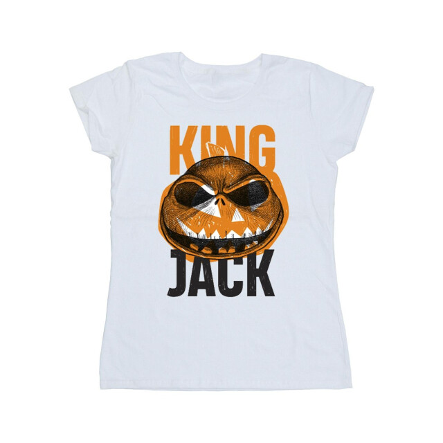 Li-cense Disney dames the nightmare before christmas king jack katoenen t-shirt UTBI35732_white large