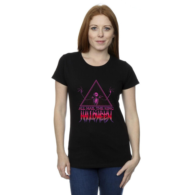 Li-cense Disney dames the nightmare before christmas halloween king t-shirt van katoen UTBI35733_black large