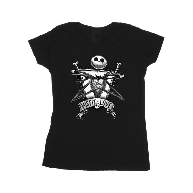 Li-cense Disney dames the nightmare before christmas misfits love katoenen t-shirt UTBI35731_black large