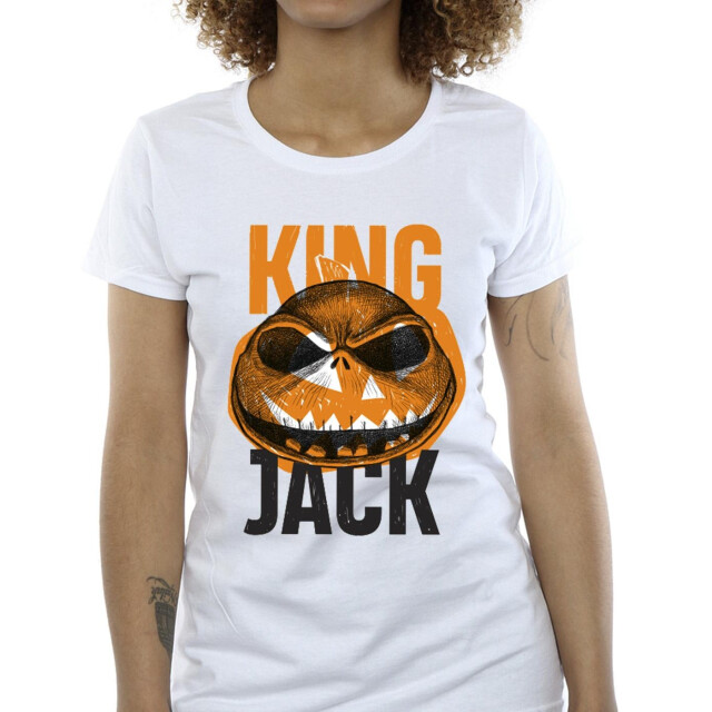 Li-cense Disney dames the nightmare before christmas king jack katoenen t-shirt UTBI35732_white large