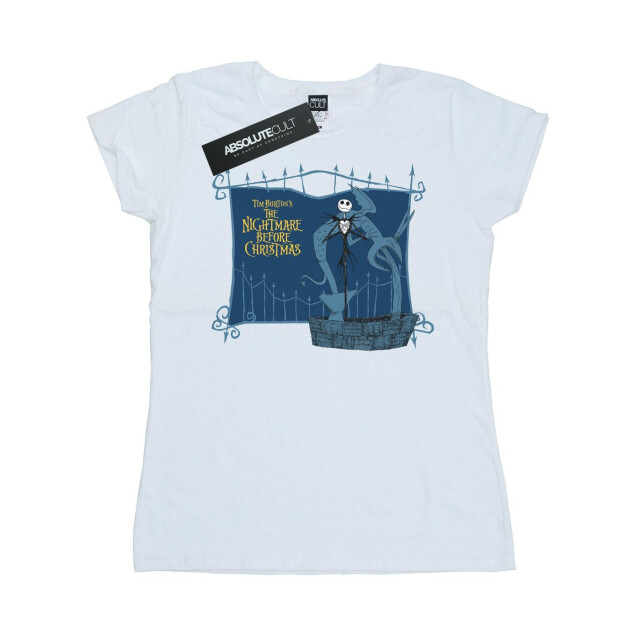 Li-cense Disney dames nightmare before christmas jack and the well katoenen t-shirt UTBI35632_white large