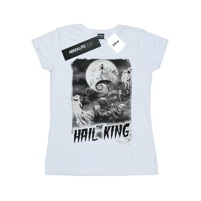 Li-cense Disney dames nightmare before christmas hail the king katoenen t-shirt UTBI35655_white large
