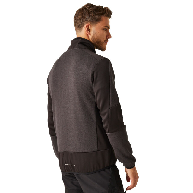 Regatta Gebreide stretch midlayer voor volwassenen UTRG9997_ashblack large