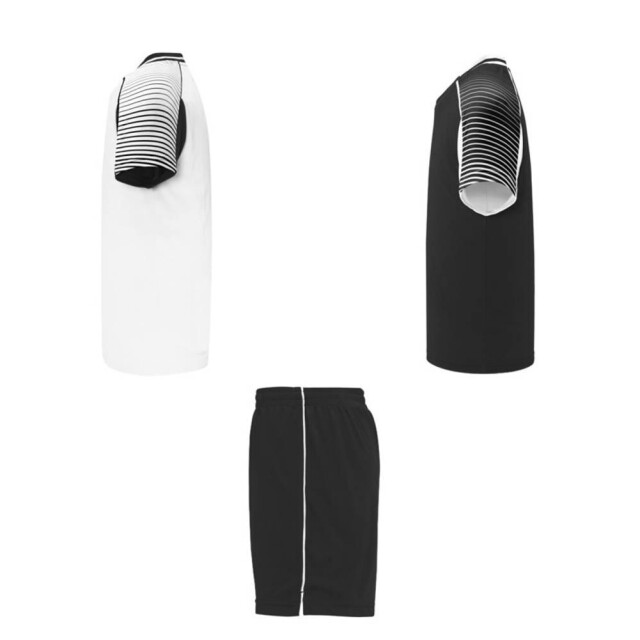 Roly Unisex volwassen juve sports sportset UTPF4439_whitesolidblack large