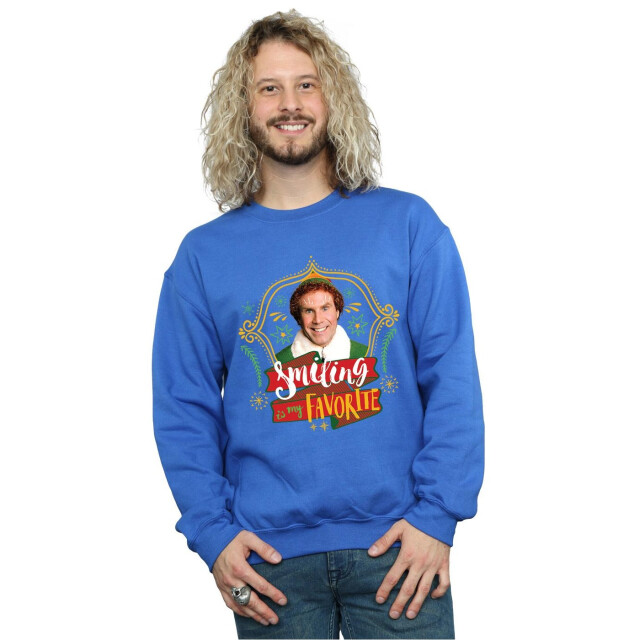 Li-cense Elf heren buddy lachend sweatshirt UTBI22130_royalblue large