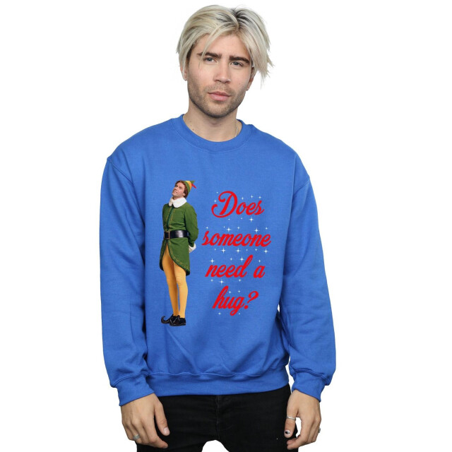 Li-cense Elf heren knuffelbuddy sweatshirt UTBI21961_royalblue large