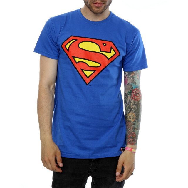 Li-cense Dc comics heren superman logo t-shirt UTBI21273_royalblue large