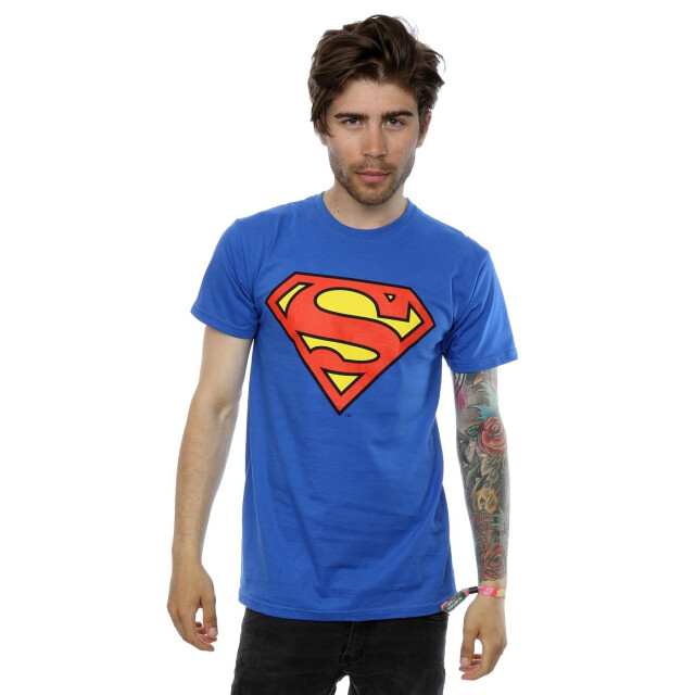 Li-cense Dc comics heren superman logo t-shirt UTBI21273_royalblue large