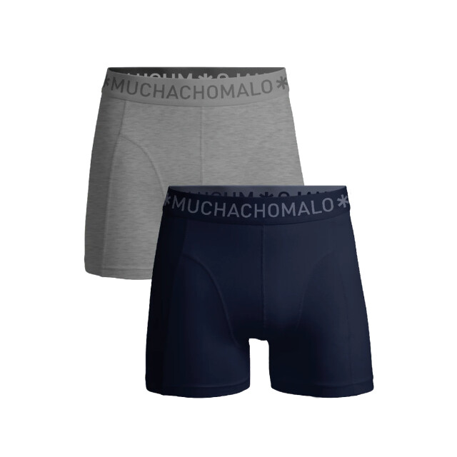 Muchachomalo Jongens 2-pack boxershorts SOLID1010-668J large