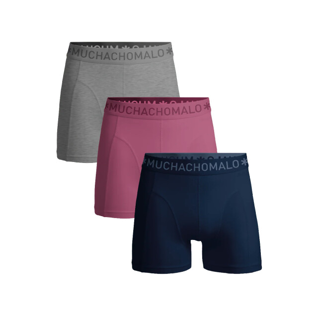 Muchachomalo Jongens 3-pack boxershorts SOLID1010-675J large