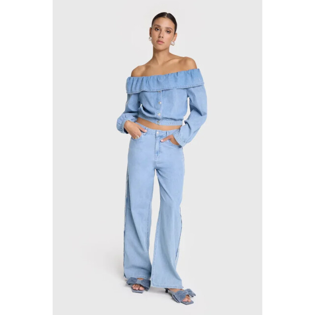 Alix The Label Chambray denim pants - Chambray denim pants - Alix The Label large