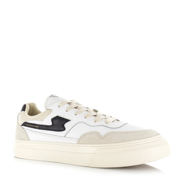 Stepney workers club S.w.c pearl s-strike leather zwart lage sneakers unisex YA23010 large