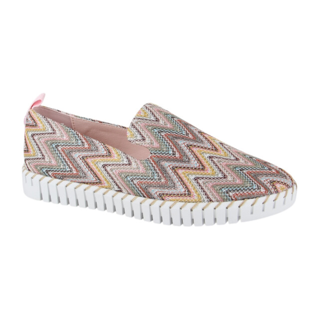 La Strada 24039-6033 pink/yellow dames instappers sportief La Strada 2403739-6033 PINK/YELLOW large