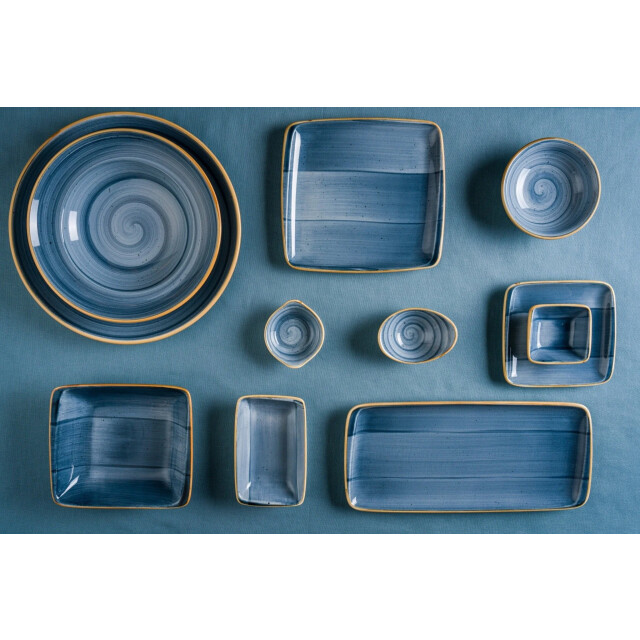Bonna Serveerschaal aura dusk porselein 16 cm (350cc) set van 2 3069037 large