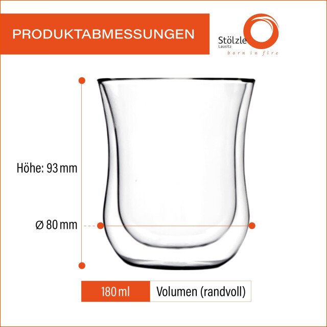 Stölzle Set/2 dubbelwandig 18 cl m coffee 'n more 3083928 large