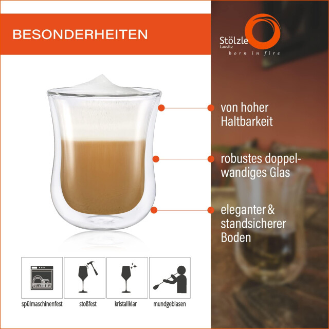 Stölzle Set/2 dubbelwandig 18 cl m coffee 'n more 3083928 large