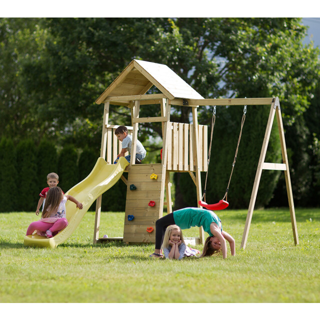 Wendi Toys Speelhuis bij met glijbaan wtj3 270x270x280 cm 3083707 large