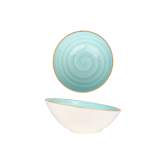 Bonna Kommetje aqua porselein 22 cm (850cc) set van 6 3069418 large