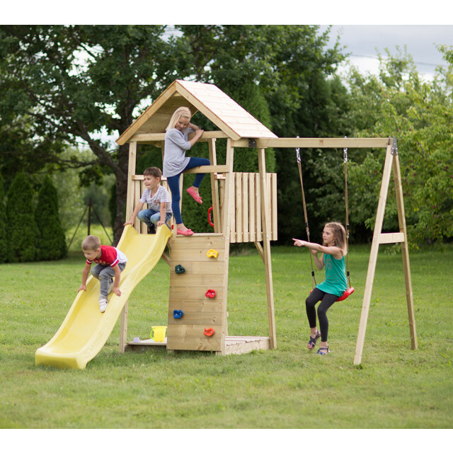 Wendi Toys Speelhuis bij met glijbaan wtj3 270x270x280 cm 3083707 large