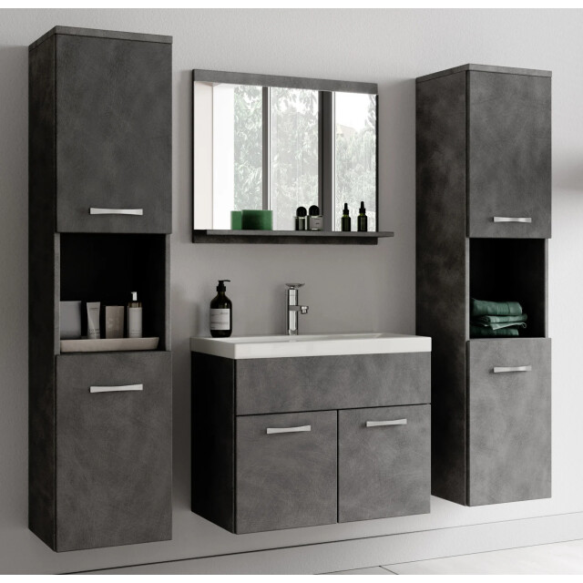 Badplaats Badkamermeubel set montreal xl 60 x 35 cm - badmeubel met 3181386 large