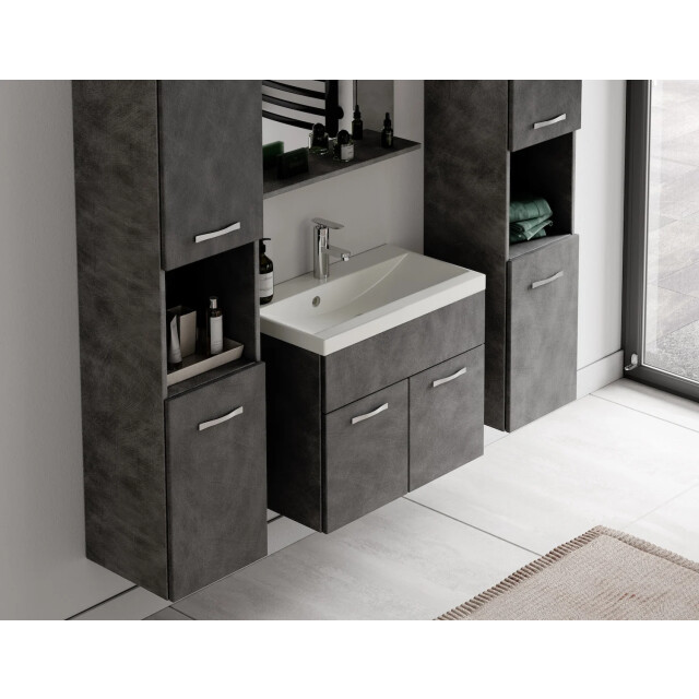 Badplaats Badkamermeubel set montreal xl 60 x 35 cm - badmeubel met 3181386 large
