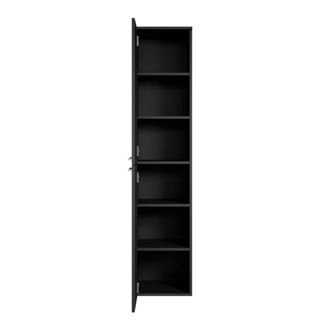 Badplaats Badkamerkast venus 30 x 30 x 160 cm zwart hangende kolomkast met 3181413 large