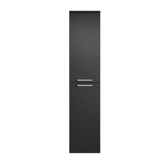 Badplaats Badkamerkast venus 30 x 30 x 160 cm zwart hangende kolomkast met 3181413 large