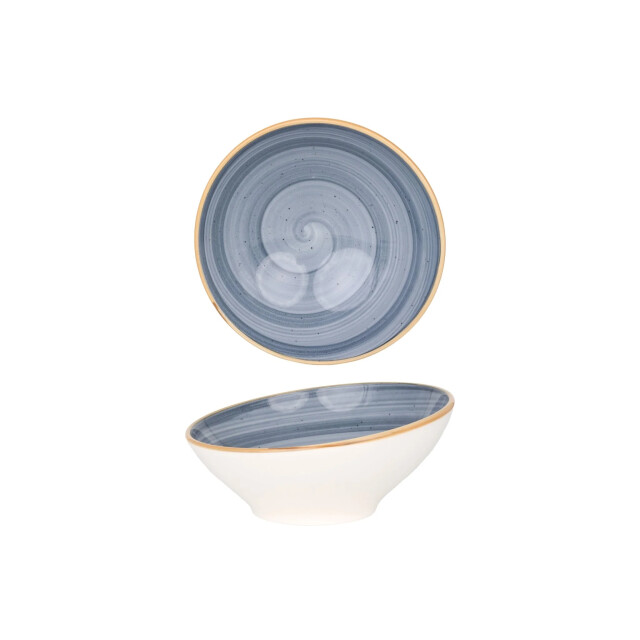 Bonna Serveerschaal aura dusk porselein 16 cm (350cc) set van 2 3069037 large