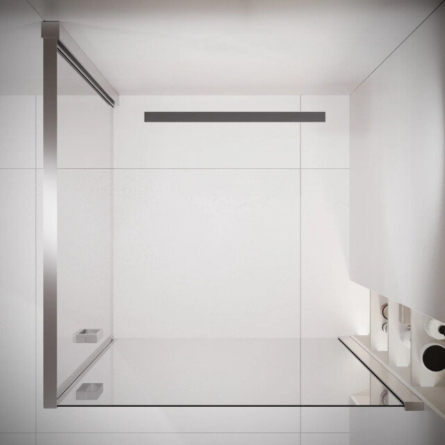 Badplaats Douchecabine alava 100 x 100 x 190 cm chroom douchewand met 3192180 large
