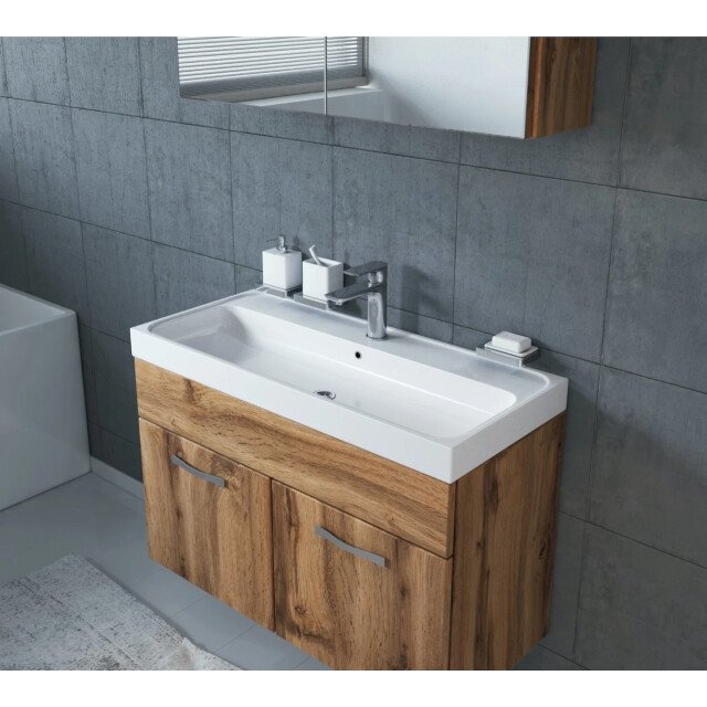 Badplaats Badkamermeubel set paso 02 80 x 40 cm - badmeubel met 3181370 large