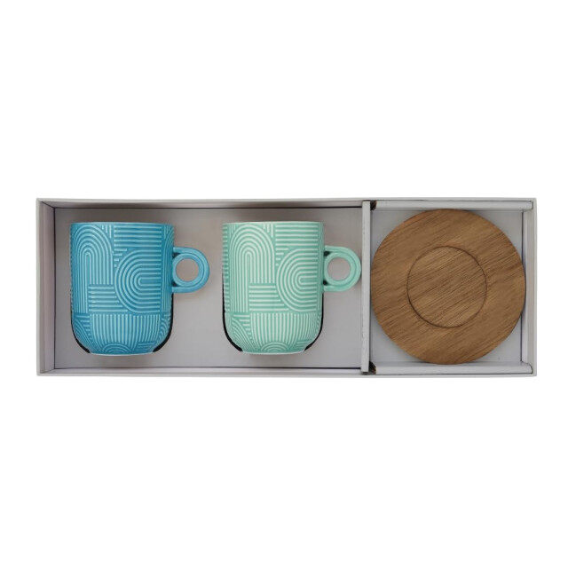 Easy Life Set/2 beker 35 cl + schotel acacia tlo1 3083862 large