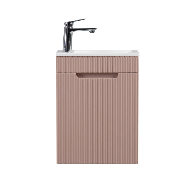 Badplaats Toiletmeubel thermis 40 x 22 cm mat fonteinmeubel met witte 3181028 large