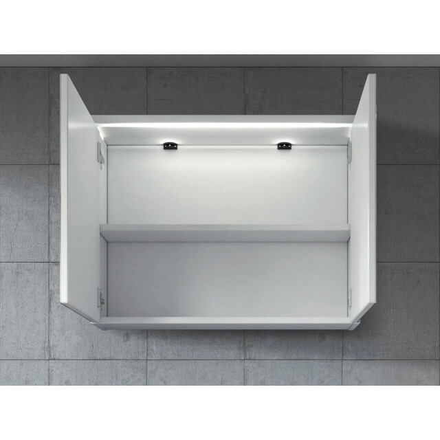 Badplaats Badkamerkast paso 80 x 20 x 60 cm wit spiegelkast badkamer 3181321 large