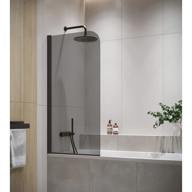 Badplaats Badwand torino 60 x 140 cm - zwart badscherm draaibaar 5 3181433 large