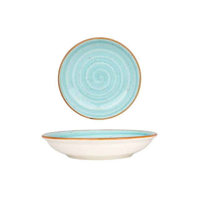 Bonna Diepbord aqua porselein 20 cm (500cc) set van 6 3069412 large
