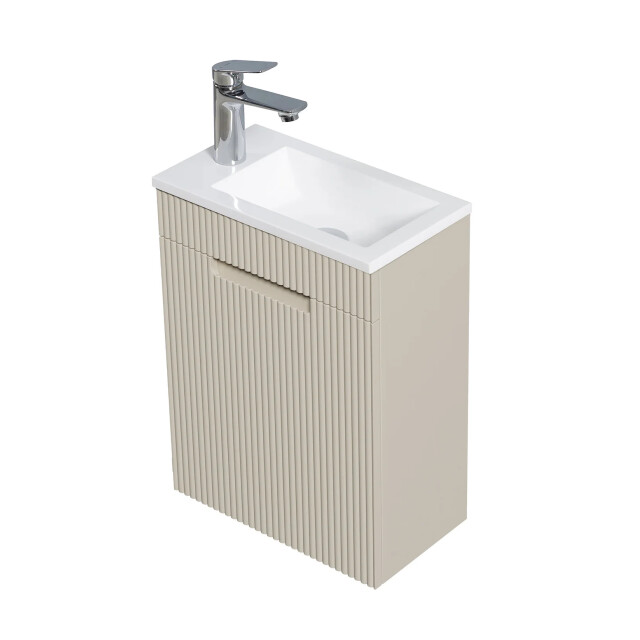 Badplaats Toiletmeubel thermis 40 x 22 cm - fonteinmeubel met witte 3244655 large